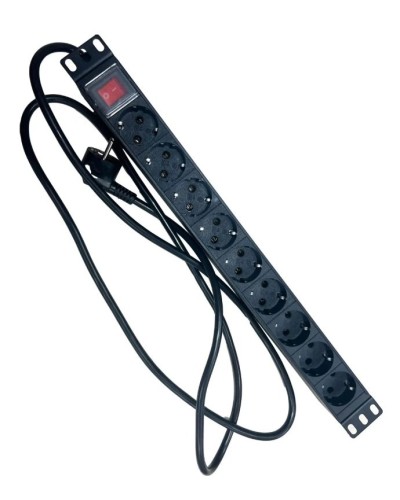 NTSS-PDU-DA2036 гор.размещ. 9xSchuko базовые 16A Schuko 2м. Блок розеток 19. NTSS в Костроме