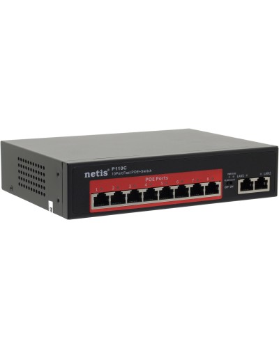 Netis P110C. Коммутатор сетевой PoE неуправляемый. Netis в Костроме