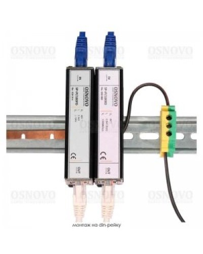 SP-IP/100D. Устройство грозозащиты цепей Ethernet. OSNOVO в Костроме