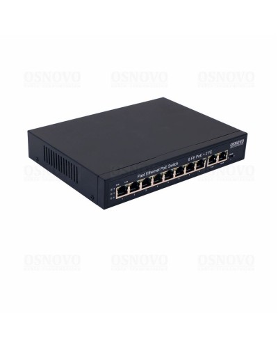 SW-21000(120W). Коммутатор 10-портовый  Fast Ethernet с PoE. OSNOVO в Костроме