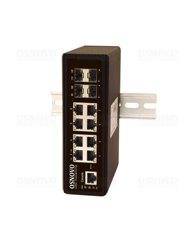 SW-70804/IL. Промышленный коммутатор Gigabit Ethernet на 12 портов. OSNOVO в Костроме