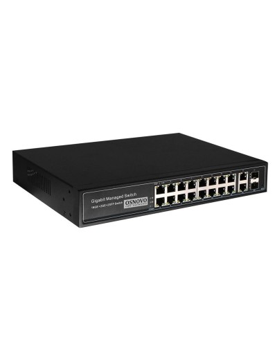 SW-8182/L(300W). Коммутатор 16-портовый  Gigabit Ethernet с PoE. OSNOVO в Костроме