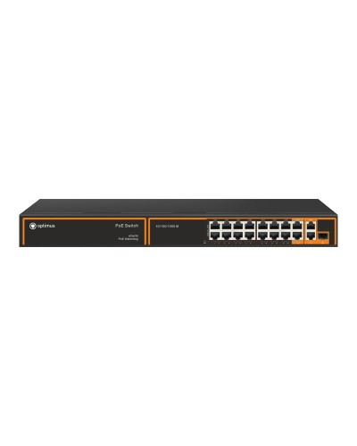 U1I-15F1G2b/2G/1S. Коммутатор с питанием по PoE 16-портовый. Optimus в Костроме