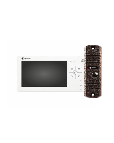 VM-7.0 (w)+ DS-700L (медь). Комплект видеодомофона. Optimus в Костроме