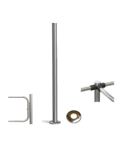 PERCo-BH02 2-16 с крышкой. Стойка с отверстием под стопорный механизм поворотной секции. PERCo в Костроме