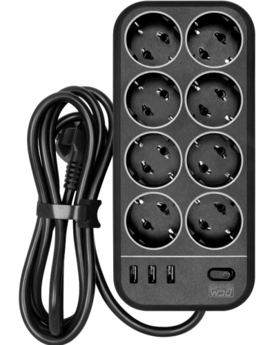SP-08 USB03AB 1,8 M. Сетевой фильтр. POWERCOM в Костроме
