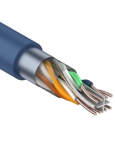 F/UTP, CAT 6, PVC, 4PR, 23AWG, омедненный INDOOR, SOLID, серый, 305м, PROconnect (01-0147-3). Кабель «витая пара» (LAN) для структурированных систем связи. PROCONNECT в Костроме
