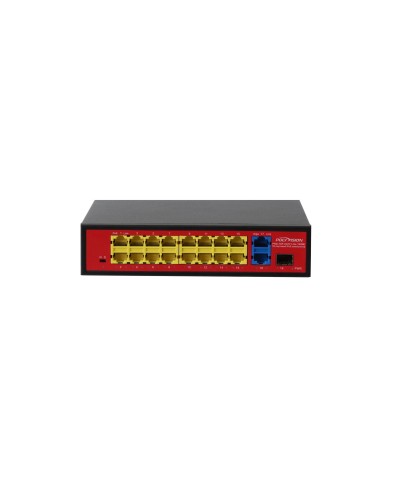 PND-16P-2G1F Lite (180W). Коммутатор неуправляемый 18-портовый с PoE. Polyvision в Костроме