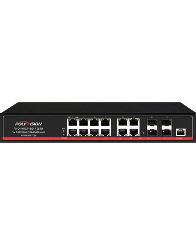PND-M8GP-4G4F(150). Коммутатор управляемый оптический 12 портовый. Polyvision в Костроме