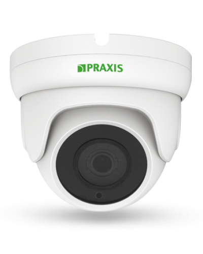 PE-7141IP 2.8. Видеокамера IP купольная. Praxis в Костроме