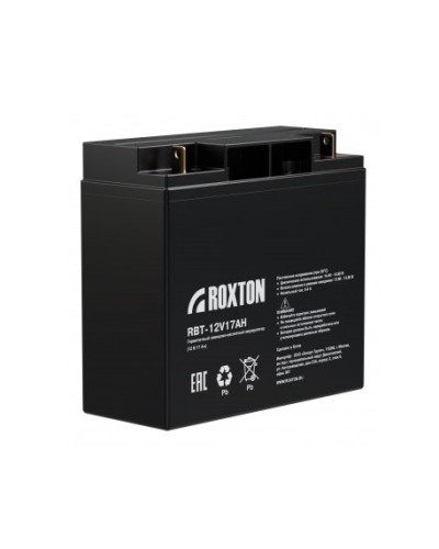 RBT-12V17AH. Аккумулятор герметичный свинцово-кислотный. ROXTON в Костроме