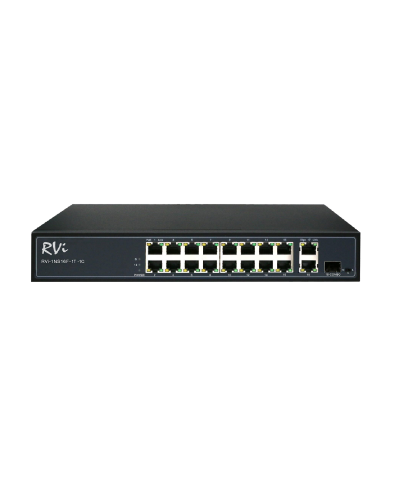 RVi-1NS16F-1T-1C. Коммутатор с питанием по PoE. RVi в Костроме
