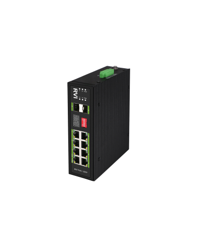 RVi-1NSIM8GP-2S. Коммутатор с питанием по PoE. RVi в Костроме