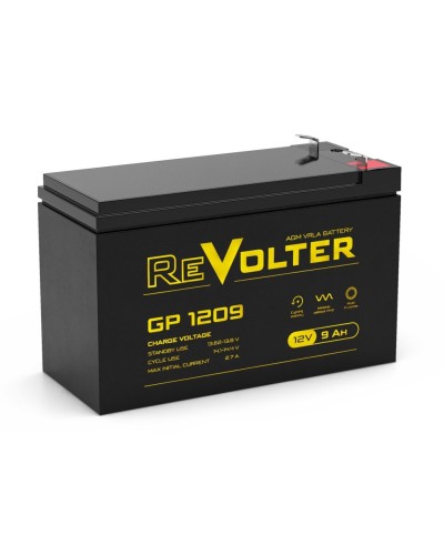 Revolter GP 1209. Аккумулятор автомобильный герметичный свинцово-кислотный. Revolter в Костроме