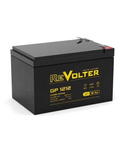 Revolter GP 1212. Аккумулятор автомобильный герметичный свинцово-кислотный. Revolter в Костроме