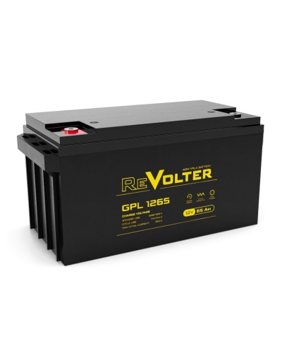 Revolter GPL 1265. Аккумулятор автомобильный герметичный свинцово-кислотный. Revolter в Костроме
