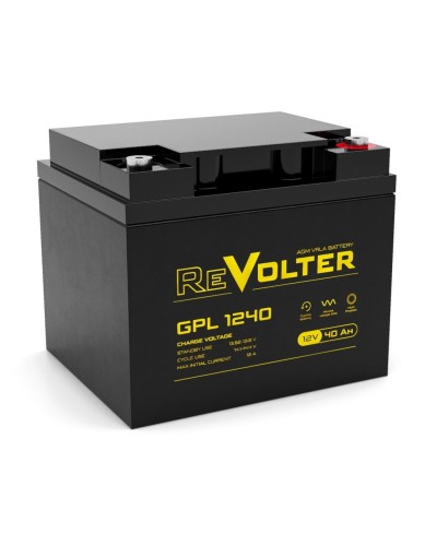 Revolter GPL 1240. Аккумулятор автомобильный герметичный свинцово-кислотный. Revolter в Костроме
