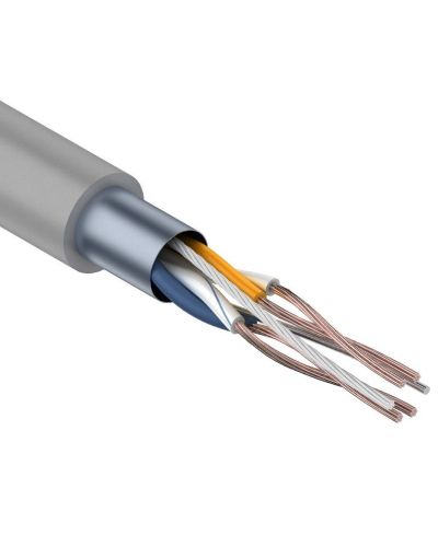 F/UTP, CAT 5e, PVC, 2PR, 24AWG, INDOOR, STRANDED, серый, 305м, REXANT (01-0125). Кабель «витая пара» (LAN) для структурированных систем связи. Rexant в Костроме
