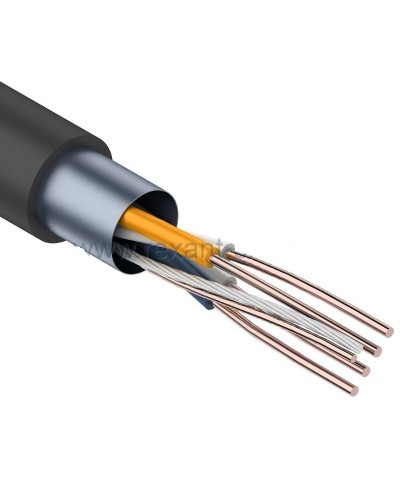 F/UTP, CAT 5e, PE, 2PR, 24AWG, OUTDOOR, SOLID, черный, 305м, REXANT (01-0124). Кабель «витая пара» (LAN) для структурированных систем связи. Rexant в Костроме