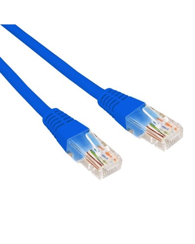 Патч-корд U/UTP CAT 6, RJ45-RJ45, 26AWG, LSZH, синий, 0.3м REXANT (02-0294-03). Патч-корд UTP. Rexant в Костроме