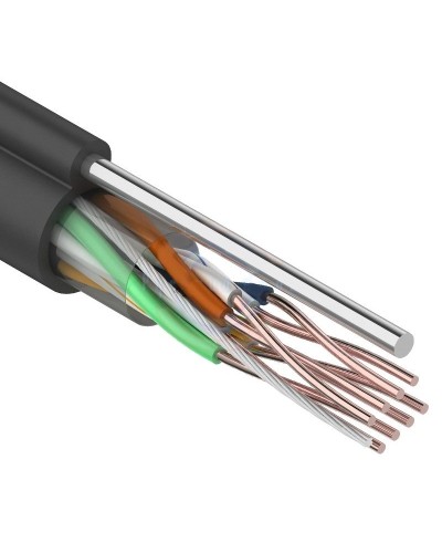 U/UTP 4PR 24AWG CAT5e 305м OUTDOOR+ТРОС*1 REXANT (01-0046). Кабель «витая пара» (LAN) для структурированных систем связи. Rexant в Костроме