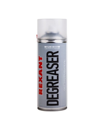 Очиститель обезжириватель DEGREASER, REXANT, 400 мл, аэрозоль (85-0006): Баллон с очистителем в Костроме