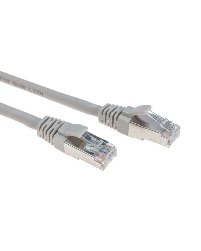 Патч-корд S/FTP CAT 6A (10G), RJ45-RJ45, 28AWG, LSZH, серый, 1м REXANT (02-0390-1). Патч-корд медный. Rexant в Костроме