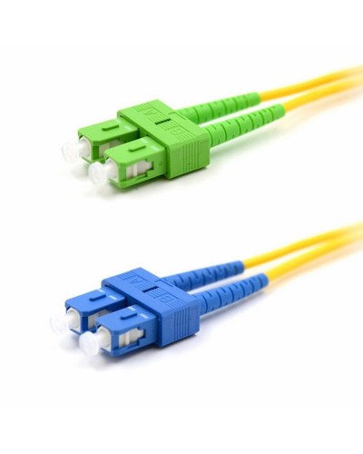Патч-корд оптический переходной (SM), 9/125 (OS2), SC/APC-SC/UPC, (Duplex), PVC, 2м REXANT (50-2059): Патч-корд оптический в Костроме