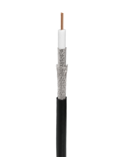 RG-11U, 75 Ом, CCS/Al/Al, 83%, 305 м, черный OUTDOOR (01-3011). Кабель коаксиальный радиочастотный. Rexant в Костроме