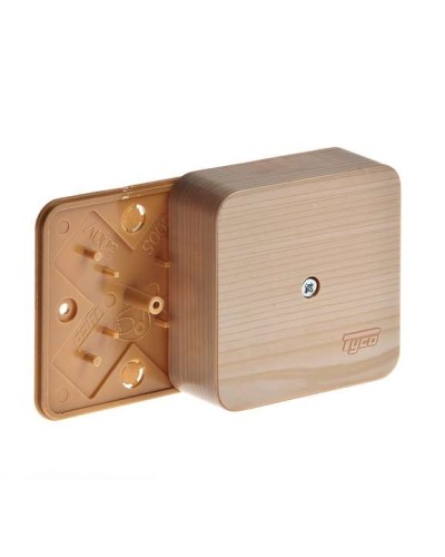 Коробка TYCO ОП 79х79х32мм IP40 сосна (65004-27М). Коробка распределительная. RuVinil в Костроме