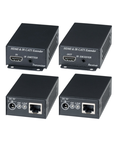 HE02EI. Комплект для передачи HDMI-сигнала с ИК-повторителем. SC&T в Костроме