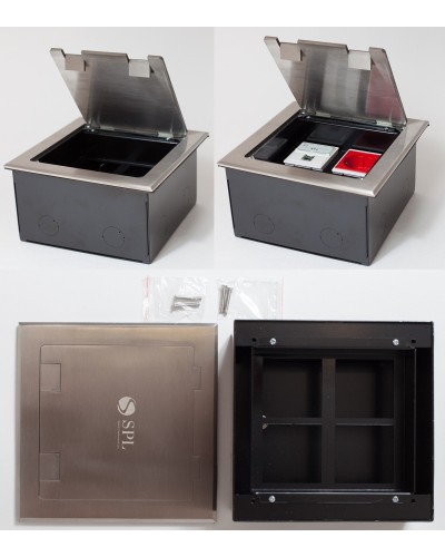 Люк на 4 поста (45х45), из нержавеющей стали, с коробкой, IP40 (300014). Люк. SPL в Костроме