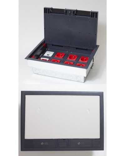 Люк на 8 постов (45х45), металл/пластик, с металлической коробкой, IP40 (300009). Люк. SPL в Костроме