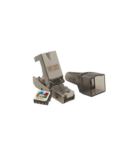 Коннектор 8P8C STP 6A (RJ-45) безынструментальный (10-0240). Разъем RJ-45. SUPRLAN в Костроме