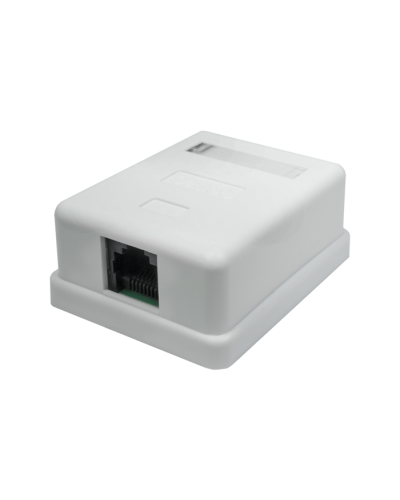 Розетка настенная RJ-45, 8P8C, Cat.5e, 1 порт UTP (10-0307): Компьютерная розетка в Костроме