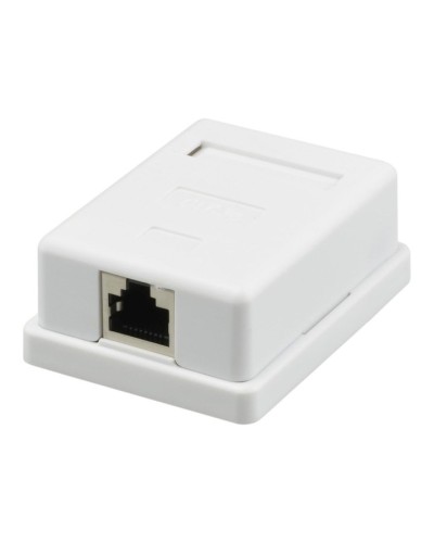 Розетка настенная RJ-45, 8P8C, Cat.5e, 1 порт FTP (10-0354). Компьютерная розетка. SUPRLAN в Костроме