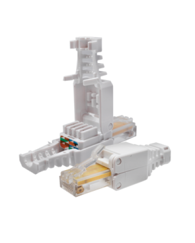 Коннектор 8P8C U/UTP Cat.5e (RJ-45) безинструментальный (10-0218). Разъем RJ-45. SUPRLAN в Костроме