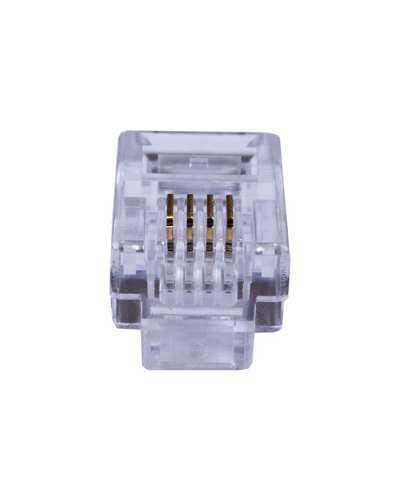 Коннекторы 4P4C (RJ-11) (100шт) (10-0229). Телефонный разъем 4P4C (RJ-11). SUPRLAN в Костроме