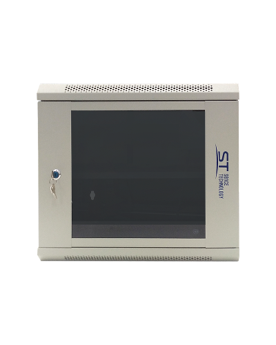 ST-NC9U600 (серый) С ПОЛКОЙ. Шкаф телекоммуникационный 19 настенный 9U. Space Technology в Костроме