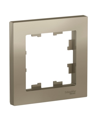 AtlasDesign рамка 1-местная, шампань (ATN000501). Рамка. Systeme Electric в Костроме