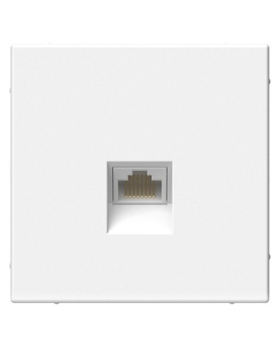 ArtGallery розетка RJ45, кат. 6Е, скрытой установки, механизм, белый (GAL000186). Розетка компьютерная. Systeme Electric в Костроме