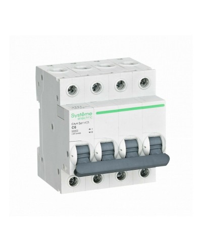 City9 Set 4P 6А 4.5kA С (C9F34406). Автоматический выключатель. Systeme Electric в Костроме