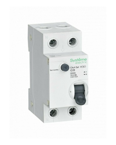 City9 Set 1P+N С 25А 4.5kA 30мА A 230В (C9D55625). Автоматический выключатель дифференциального тока. Systeme Electric в Костроме