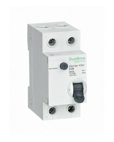 City9 Set 1P+N С 20А 4.5kA 10мА A 230В (C9D51620). Автоматический выключатель дифференциального тока. Systeme Electric в Костроме