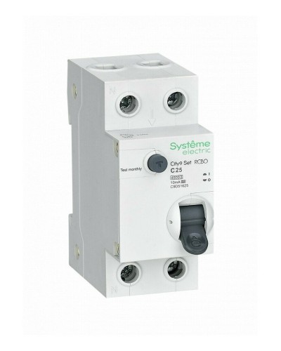 City9 Set 1P+N С 25А 4.5kA 10мА A 230В (C9D51625). Автоматический выключатель дифференциального тока. Systeme Electric в Костроме