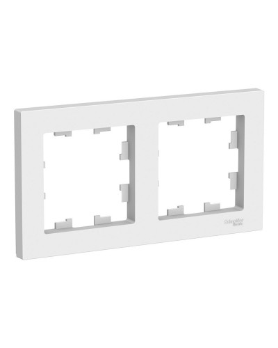 AtlasDesign рамка 2-местная универсальная, белый (ATN000102). Рамка. Systeme Electric в Костроме