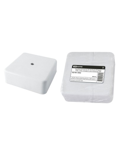 Коробка КР 50х50х20 ОП белая, IP40, с клеммной колодкой (SQ1401-0902). Распаячная коробка. TDM ЕLECTRIC в Костроме