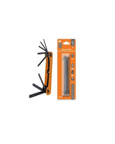 Набор ключей TORX раскладной 8шт.: T9-T40, углеродистая сталь Гранит TDM (SQ1020-0211). Набор ключей. TDM ЕLECTRIC в Костроме
