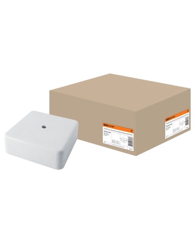 Коробка КР 50х50х20 ОП белая, IP40 (SQ1401-0201). Распаячная коробка. TDM ЕLECTRIC в Костроме