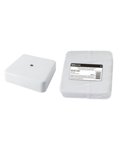 Коробка КР 100х100х29 ОП белая, IP40 (SQ1401-0907). Распаячная коробка. TDM ЕLECTRIC в Костроме